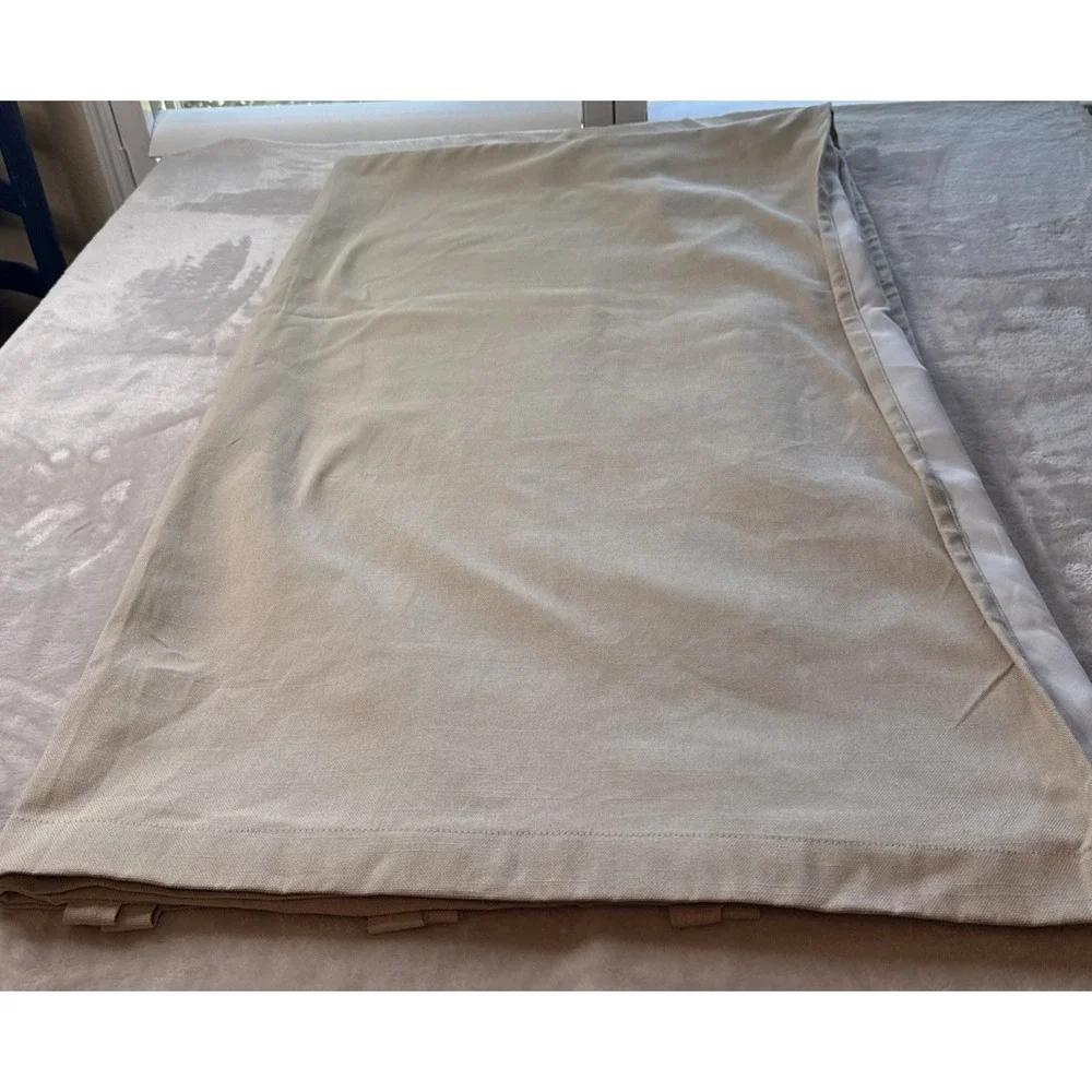 Pottery Barn Blackout Curtain Panels Oatmeal Beige 50